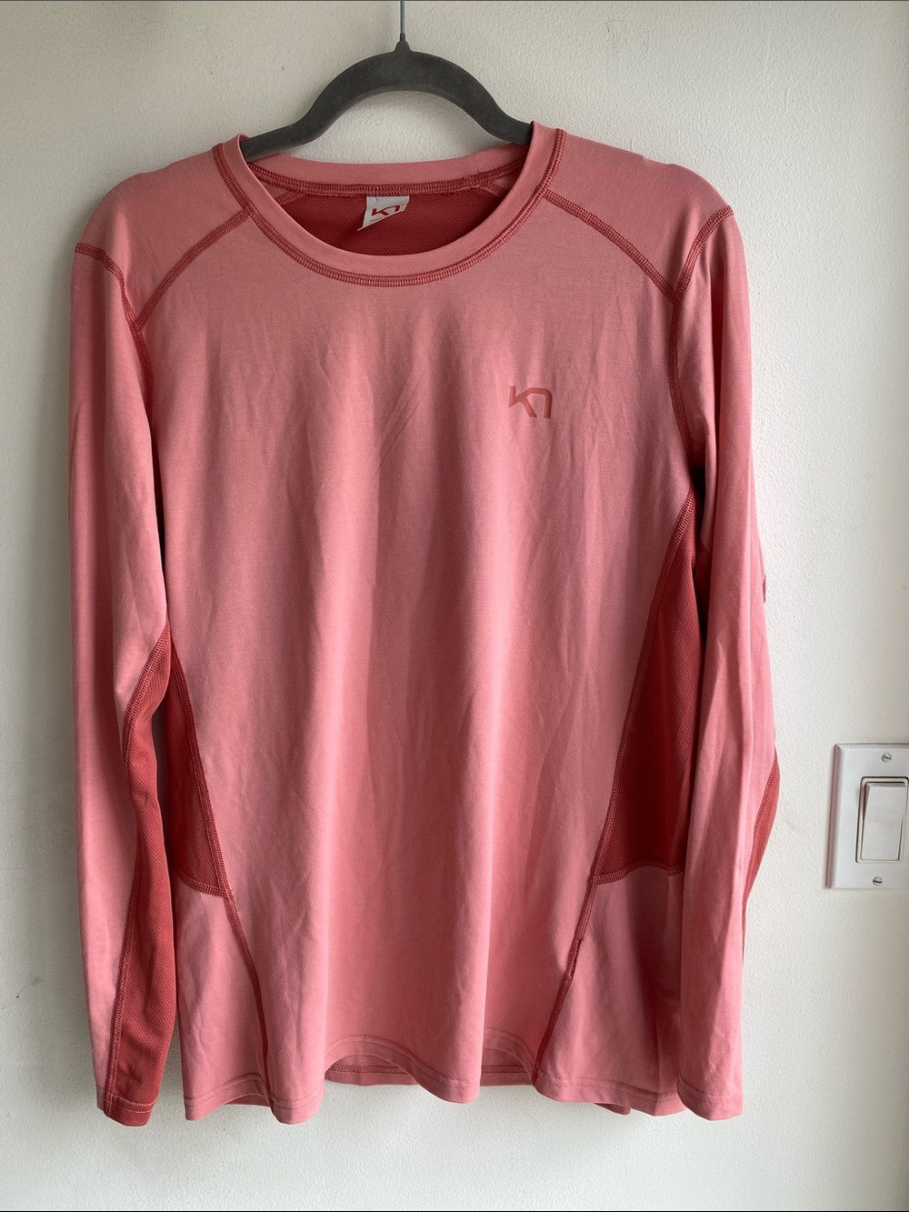 Kari Traa XL Top Long Sleeved Pullover Pink